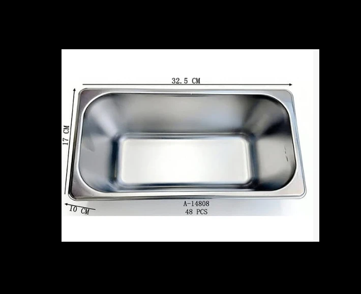 Tava Horeca 32.5 x 17.6 x 10 cm Fier A-14808 Wei